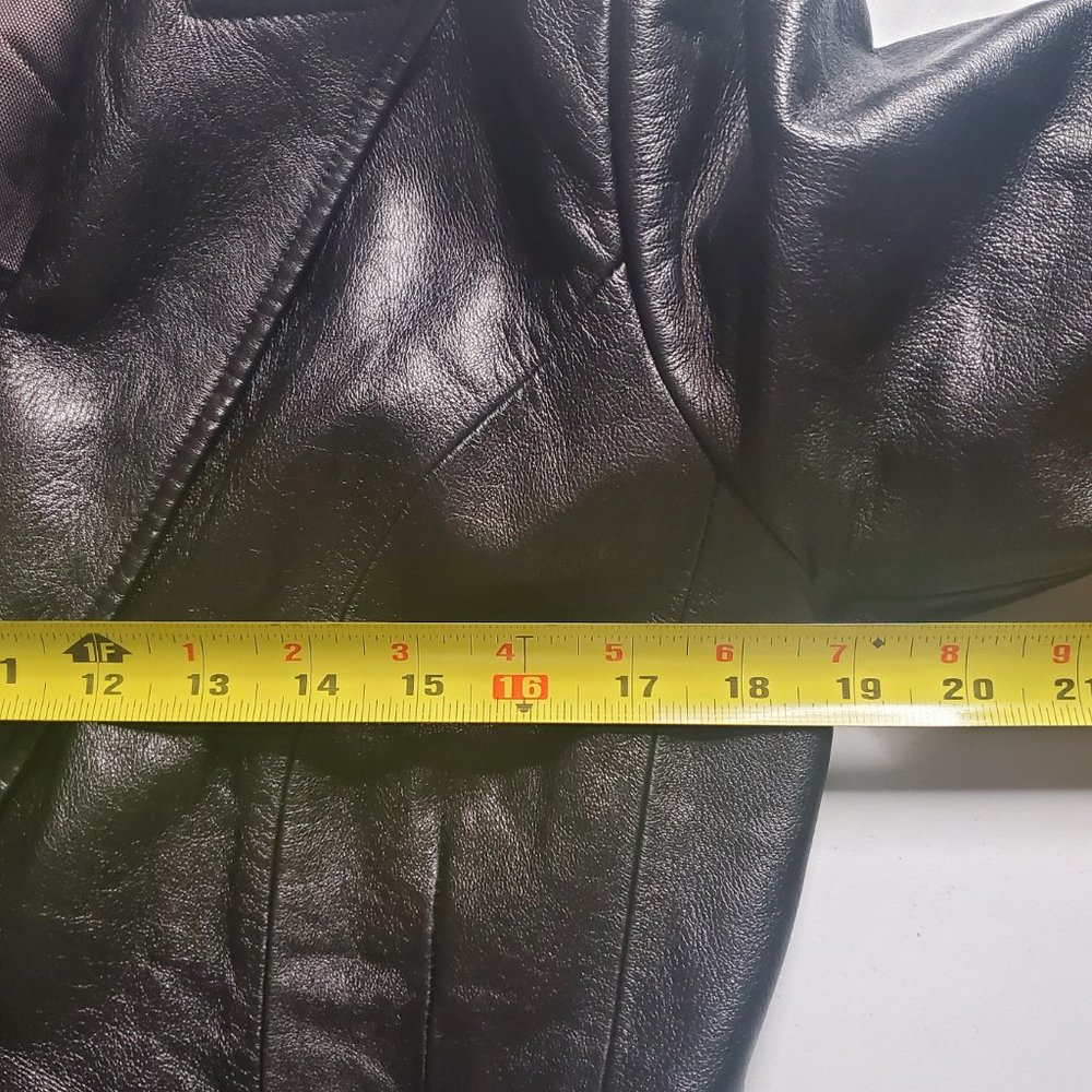 The Limited Brand vintage Y2K 90s leather blazer - Picture 5 of 15